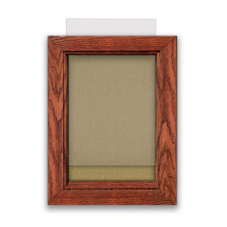United Visual Products Indoor Enclosed Combo Board, 72"x36", Gold Frame/Green & Amethyst UVCB7236G-GREEN-AMETHY